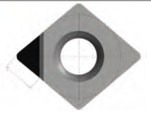 CCGT 120408FN-A3 PKD2 destička PKD (diamant)